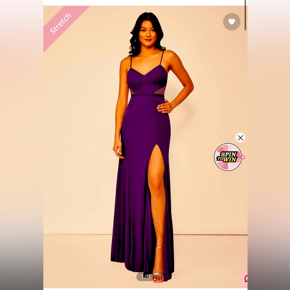 Azazie dress size in next slide- new 0/2 size